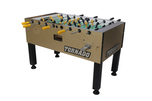 Tornado® Custom Finish Foosball Table T-3000 - Gold Alluminium