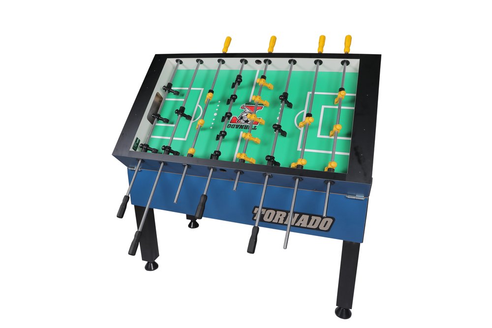 Tornado® Custom Finish Foosball Table T-3000 - Indigo Blue
