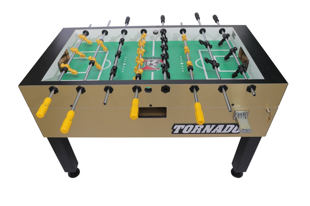 Tornado® Custom Finish Foosball Table T-3000 - Gold Alluminium