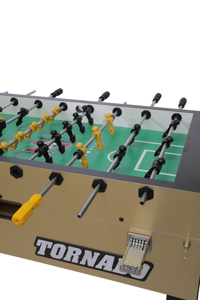 Tornado® Custom Finish Foosball Table T-3000 - Gold Alluminium