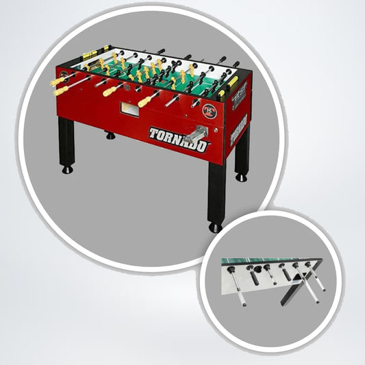 COIN PLATINUM TOUR EDITION-RED & FOOSBALL ROD GUARDS