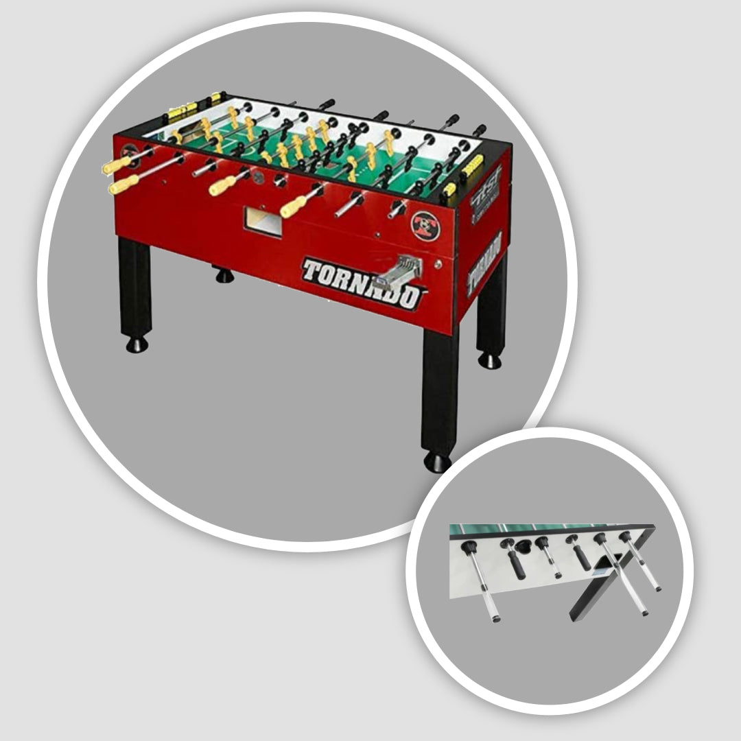 COIN PLATINUM TOUR EDITION-RED & FOOSBALL ROD GUARDS